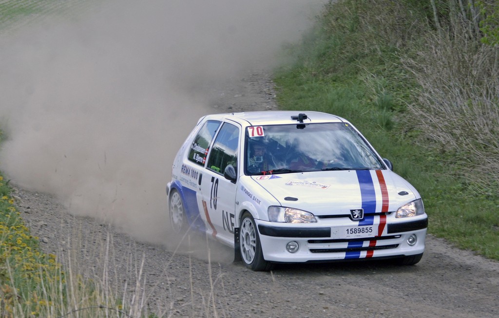 Henrik Kristensen er gæste co-driver for Christian A.L.F. Christensen i Peugeot 106